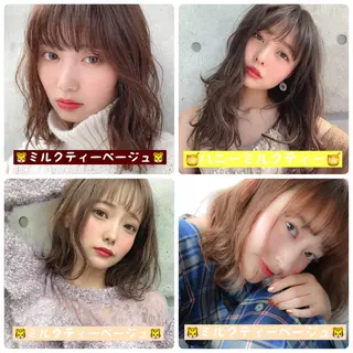 ミディアム カラー M.O.D渋谷所属・🫧渋谷美容師 たくみ🫧のヘアスタイル