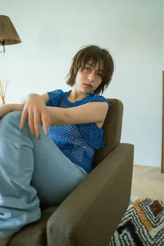 ショート カラー ボブ/レイヤー/透明 感カラー/dai🌿のヘアスタイル