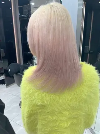 ミディアム カラー hair salon Ranun髪質改善のヘアスタイル