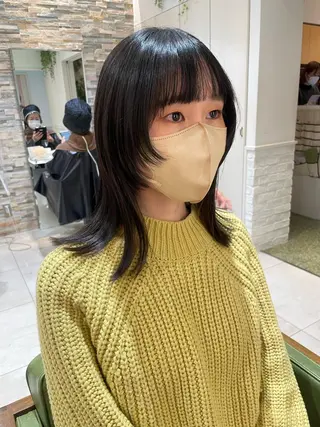 セミロング 石渡このみ 🍊レイヤーカットのヘアスタイル