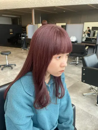 ロング 🍑暖色／レイヤー／ 真希🎀のヘアスタイル