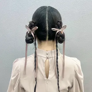 ロング 伊藤 玲衣のヘアスタイル