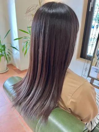 ロング カラー 石井 佑樹のヘアスタイル