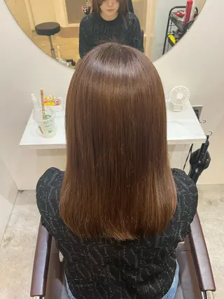 セミロング カラー 【髪質改善　艶髪】 布川　莉穂のヘアスタイル