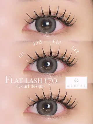 マツエク・マツパ REBEST 四條畷店のマツエク・マツパデザイン