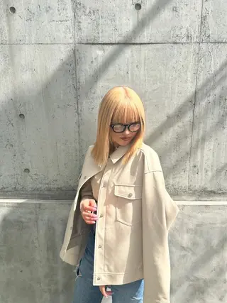 カラー dao/ミルクティー /ブラウン/ブロンドのヘアスタイル