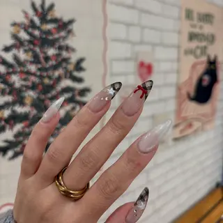 ネイル 韓国ワンホンネイル 🐈⬛natsuのネイルデザイン