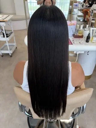 ロング リン🔔ボブ cut ベージュカラー🤎のヘアスタイル