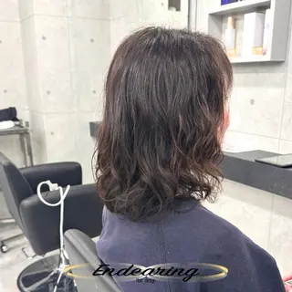 パーマ Endearing 銀座/レイヤーカットのヘアスタイル