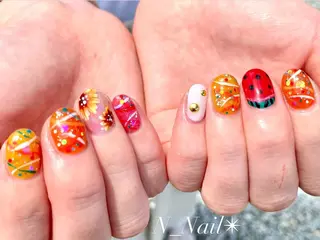 ショート Mikami Nanaのネイルデザイン