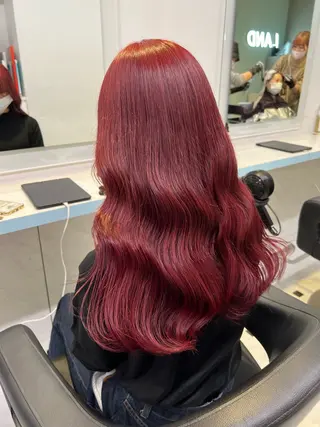 ロング カラー ハイトーン🤍ブロン ド🤍MISAKIのヘアスタイル