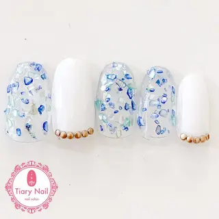 ネイル 💗🪽Tiary Nail🪽💗のネイルデザイン