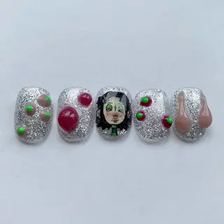 ネイル nano/きもかわ nail🐬🫧のネイルデザイン