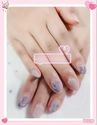 ネイル ラベンダー💖日暮里 ルル💖ネイルのネイルデザイン