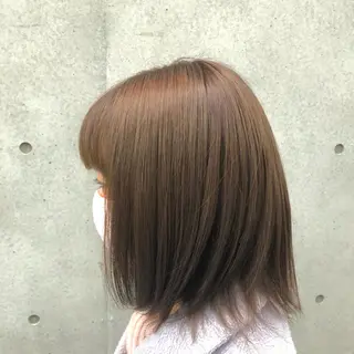 ミディアム カラー ヘアアレンジ 🤍清楚系 韓国レイヤー🤍拓朗のヘアスタイル