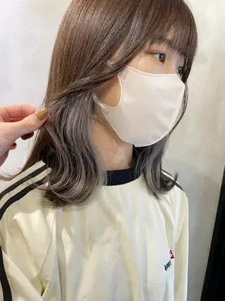 ミディアム カラー suzu /フリーランス吉祥寺のヘアスタイル
