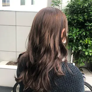 ロング カラー 山崎 絵莉香のヘアスタイル