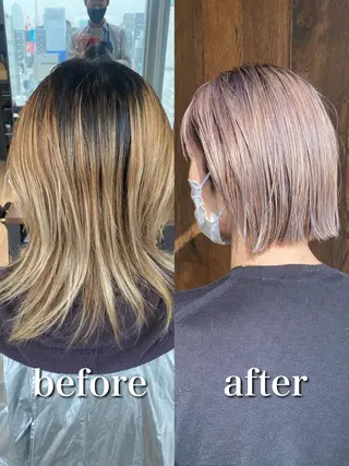 ショート 【1日2名様限定】 AFLOAT白川雄副のヘアスタイル