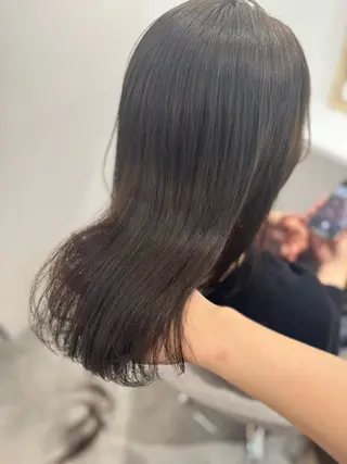 ミディアム カラー 赤み無し柔らかカラー 【梅田】madokaのヘアスタイル