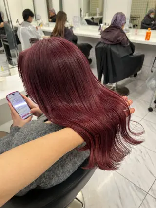 セミロング カラー 韓国レイヤーカット /REIのヘアスタイル