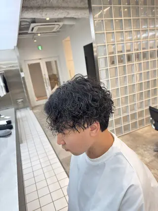 ショート パーマ fifth 児玉達哉 当日予約🙆のヘアスタイル