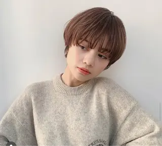 ショート 似合わせカット‪// 鶴我万唯華のヘアスタイル