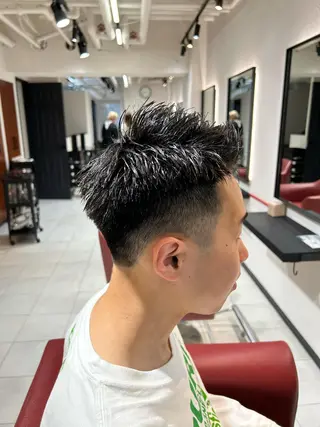 ショート メンズ メンズパーマ/カラー /須藤　大貴のヘアスタイル