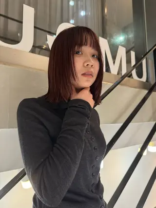 ミディアム ｔa k k e ｙｕのヘアスタイル