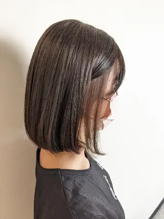 ミディアム 中野 雅子のヘアスタイル