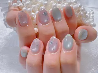 ネイル 🐳彩羽チップ 長さだし専門🐳のネイルデザイン