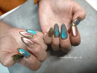 ネイル ネイル＆ホワイトニング   Yu-a所属・yu-a  スカルプ ネイルakiのネイルデザイン