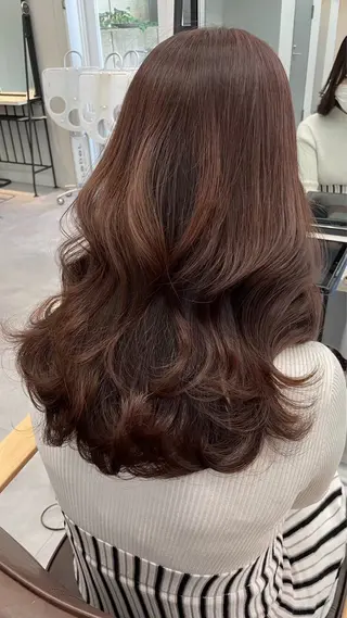 セミロング タンバルモリ/ タッセルボブ/神山のヘアスタイル