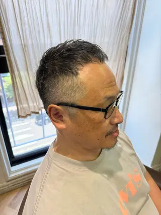 ショート メンズ 溝口 槙里也のヘアスタイル