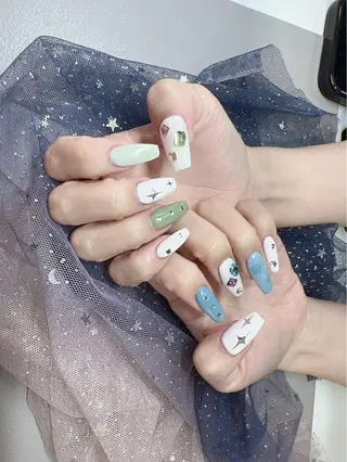 ネイル 長さだし専門店 M2　rikaのネイルデザイン