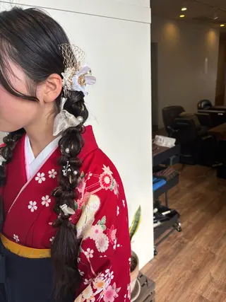 ロング ヘアアレンジ 高橋 乙葉のヘアスタイル