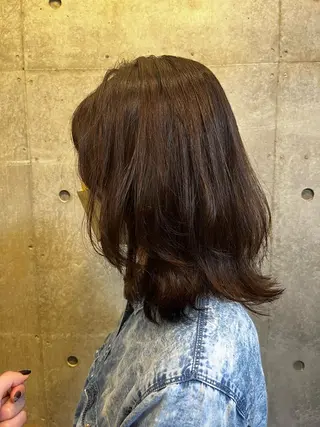 セミロング 13日案内◎ 💐🤍理保のヘアスタイル