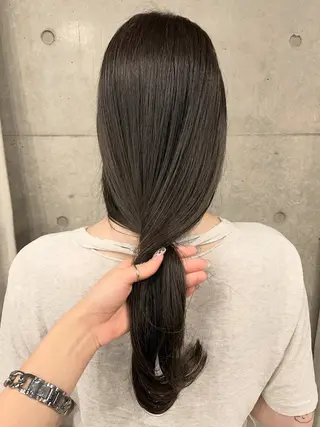 ロング カラー 表参道/赤み無し 透明感 colorのヘアスタイル