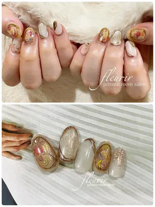 ネイル フルリール 【プライベートサロンのネイルデザイン