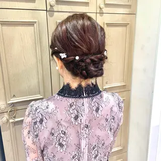 ヘアアレンジ ハイトーンカラー/ 長さだし🐇きょうかのヘアスタイル