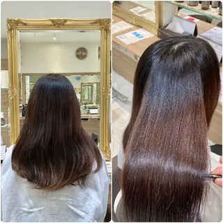 ロング ✨美髪／縮毛矯正 講師 ／塚田健✨のヘアスタイル