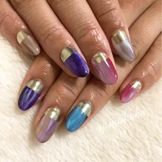 ネイル She nail studio 原宿所属・パラジェル有/ スカルプ/mahoのネイルデザイン