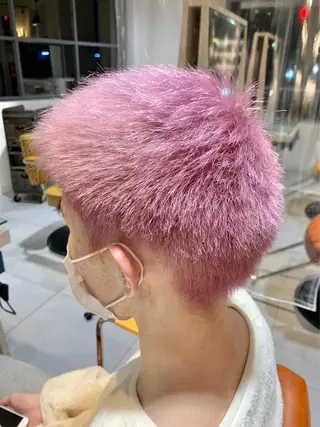 ショート メンズ メンズカット/センタ ーパート /マミヤのヘアスタイル