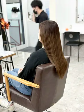 ロング 外崎 美柚のヘアスタイル
