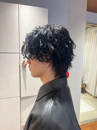 パーマ メンズ 金安 かんたのヘアスタイル