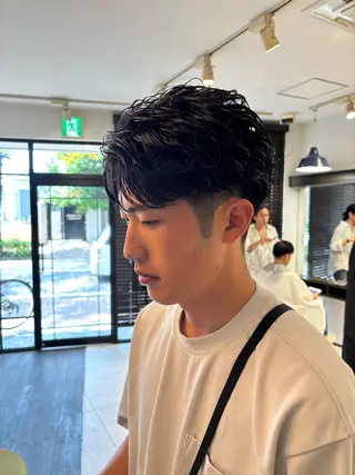 ショート メンズパーマ/ 上原琉介のヘアスタイル