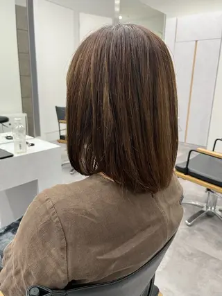 ミディアム カラー 門崎未依/レイヤー/ メンズカット🪿🌼のヘアスタイル