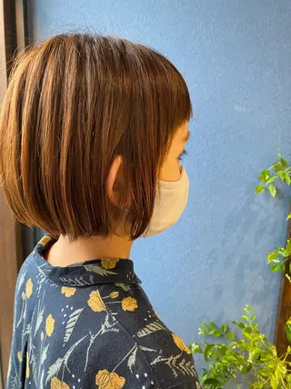 ミディアム 大内 郁のヘアスタイル