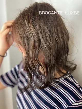 ミディアム カラー L’atelier BROCANTE （ラトリエ　ブロカント）所属・BROCANTE立川 karasawa.nのヘアスタイル