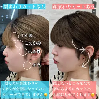 セミロング 映える顔まわり/前髪 特化 💗 ユキマのヘアスタイル