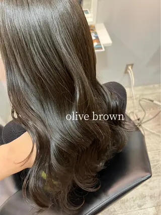 ロング カラー 西村 美羽のヘアスタイル